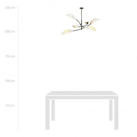 Lustre Flik Blanc (6 lumieres)