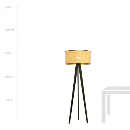Lampadaire trepied Martin Rotin