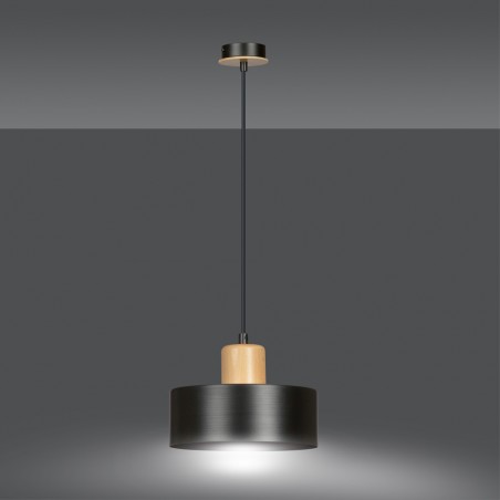 Lampe de plafond Torino Noir