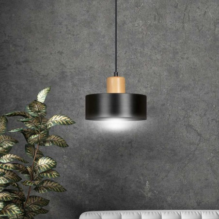 Lampe de plafond Torino Noir