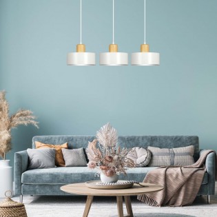 Regletté de plafond Torino Blanc (3 lumieres)