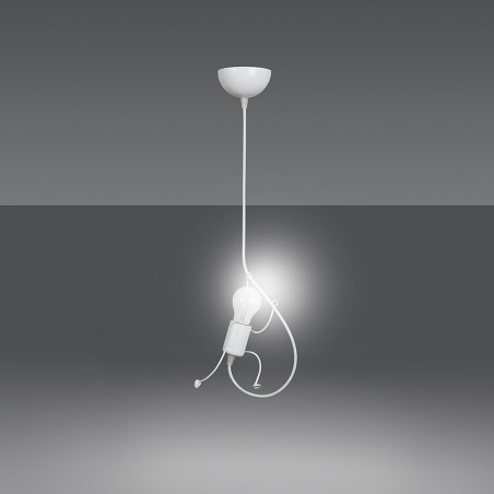 Lampe de plafond enfants Mime Blanc