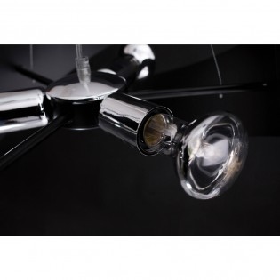 Lampe de plafond Tisla Noir