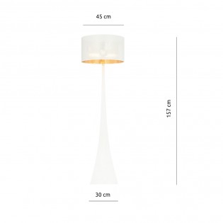 Lampadaire Estela Blanc