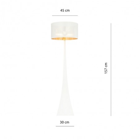 Lampadaire Estela Blanc