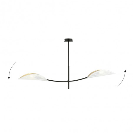Lampe de plafond Flik Blanc (2 lumieres)