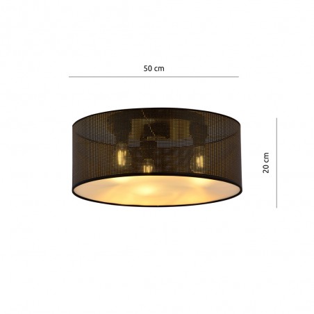 Plafonnier Martin Noir