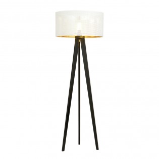 Lampadaire trepied Martin Blanc