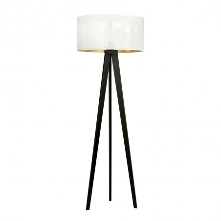 Lampadaire trepied Martin Blanc