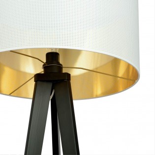 Lampadaire trepied Martin Blanc