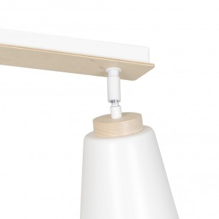 Regletté de plafond Tasla Blanc (2 lumieres)