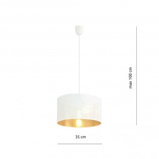 Lampe de plafond Martin Blanc