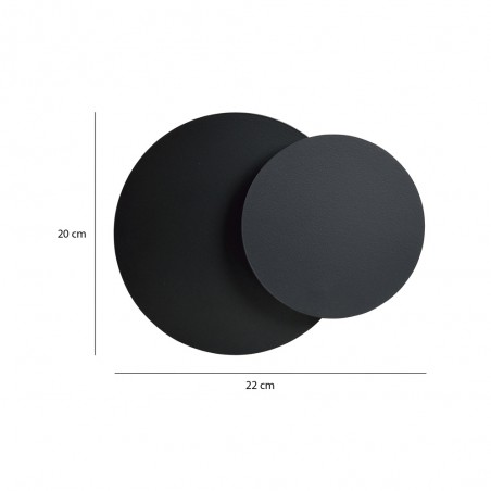 Applique Murale Aura Noir