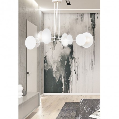 Lampe de plafond Denis Blanc (4 lumieres)