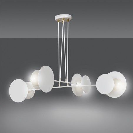 Lampe de plafond Denis Blanc (4 lumieres)