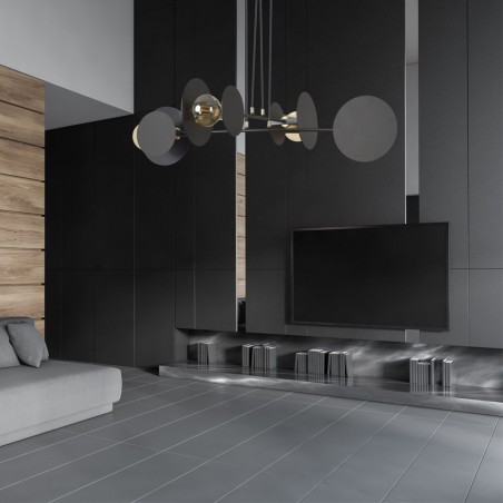 Lampe de plafond Denis Noir (4 lumieres)