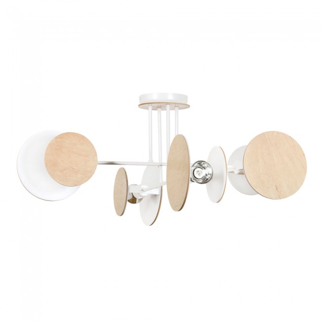 Plafonnier Olante Blanc (4 lumieres)