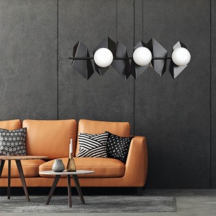 Regletté de plafond Escena Noir (6 lumieres)