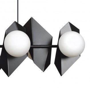 Regletté de plafond Escena Noir (6 lumieres)
