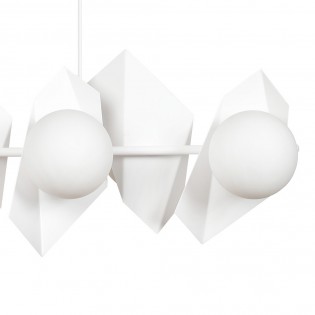 Regletté de plafond Escena Blanc (6 lumieres)