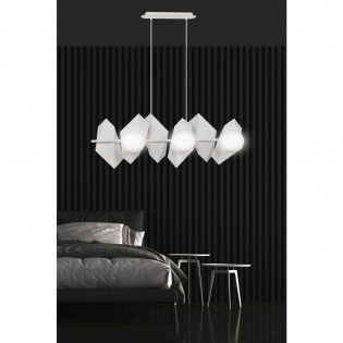 Regletté de plafond Escena Blanc (6 lumieres)