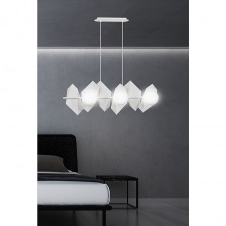 Regletté de plafond Escena Blanc (6 lumieres)