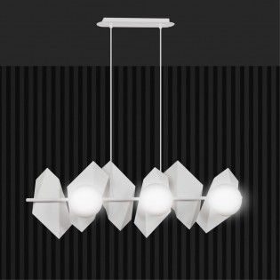 Regletté de plafond Escena Blanc (6 lumieres)
