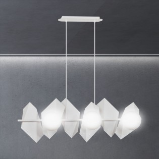 Regletté de plafond Escena Blanc (6 lumieres)