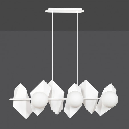 Regletté de plafond Escena Blanc (6 lumieres)