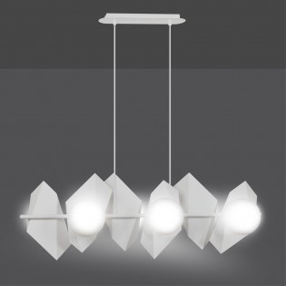 Regletté de plafond Escena Blanc (6 lumieres)