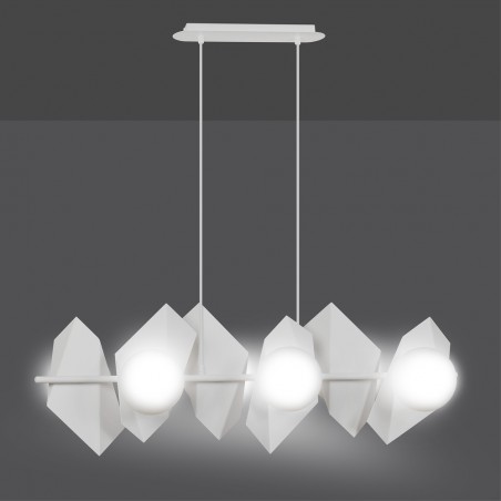 Regletté de plafond Escena Blanc (6 lumieres)