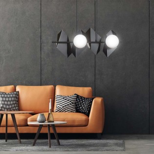 Regletté de plafond Escena Noir (4 lumieres)