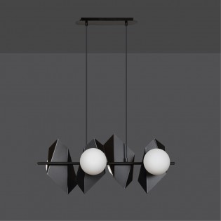 Regletté de plafond Escena Noir (4 lumieres)