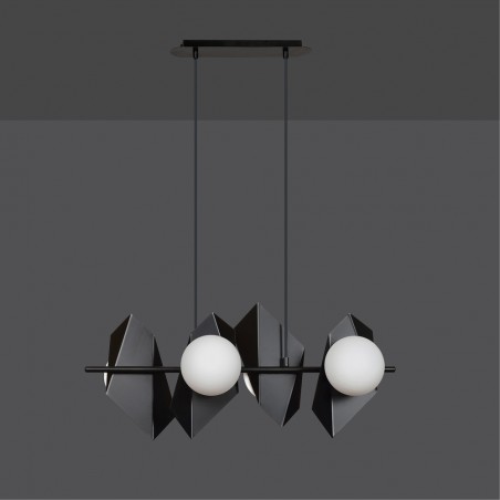 Regletté de plafond Escena Noir (4 lumieres)