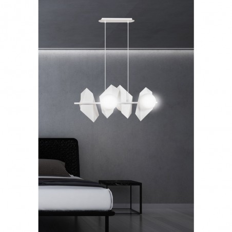 Regletté de plafond Escena Blanc (4 lumieres)