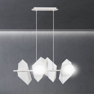 Regletté de plafond Escena Blanc (4 lumieres)