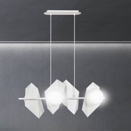 Regletté de plafond Escena Blanc (4 lumieres)