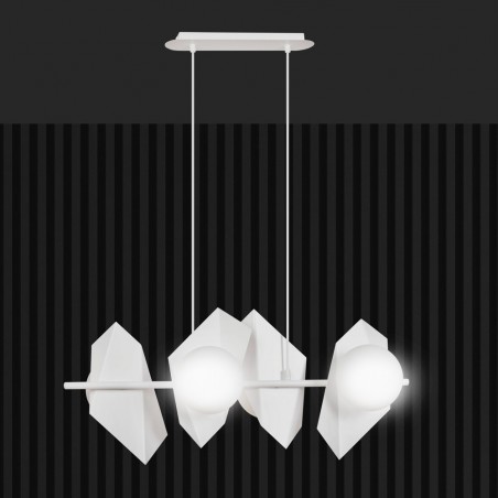 Regletté de plafond Escena Blanc (4 lumieres)