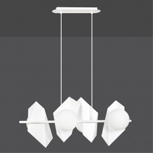 Regletté de plafond Escena Blanc (4 lumieres)