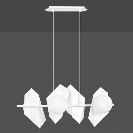 Regletté de plafond Escena Blanc (4 lumieres)