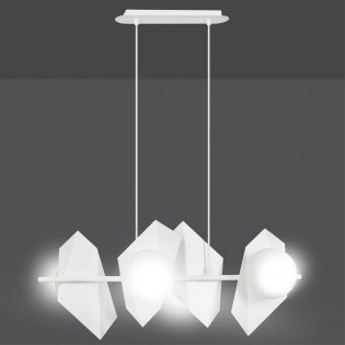 Regletté de plafond Escena Blanc (4 lumieres)