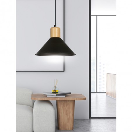 Lampe de plafond Piamonte Noir