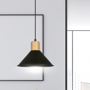 Lampe de plafond Piamonte Noir