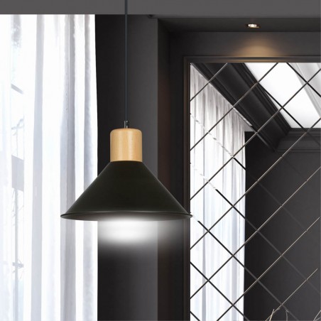 Lampe de plafond Piamonte Noir