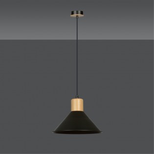 Lampe de plafond Piamonte Noir