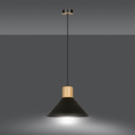 Lampe de plafond Piamonte Noir