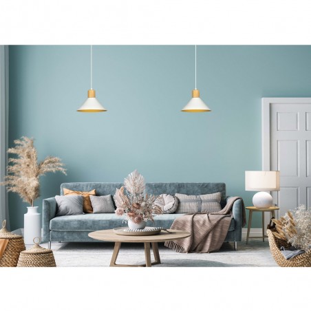 Lampe de plafond Piamonte Blanc