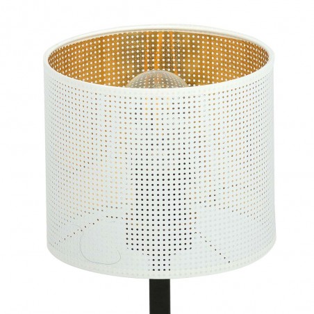 Lampe á poser Rivera Blanc/Or