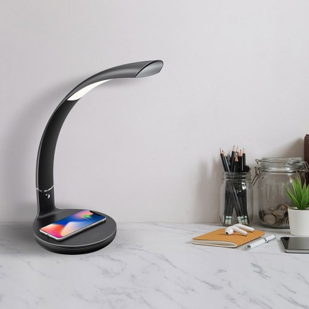 Lampe à poser Led avec chargeur sans fil Alabastro (7W)