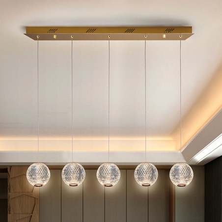 Regletté de plafond á LED Austral (5x5,2W)